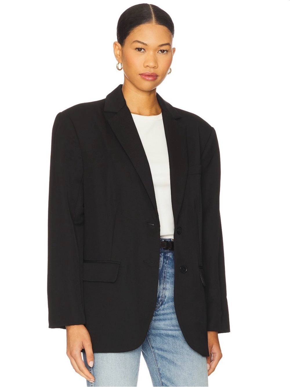 Anine Bing Quinn Blazer in Black